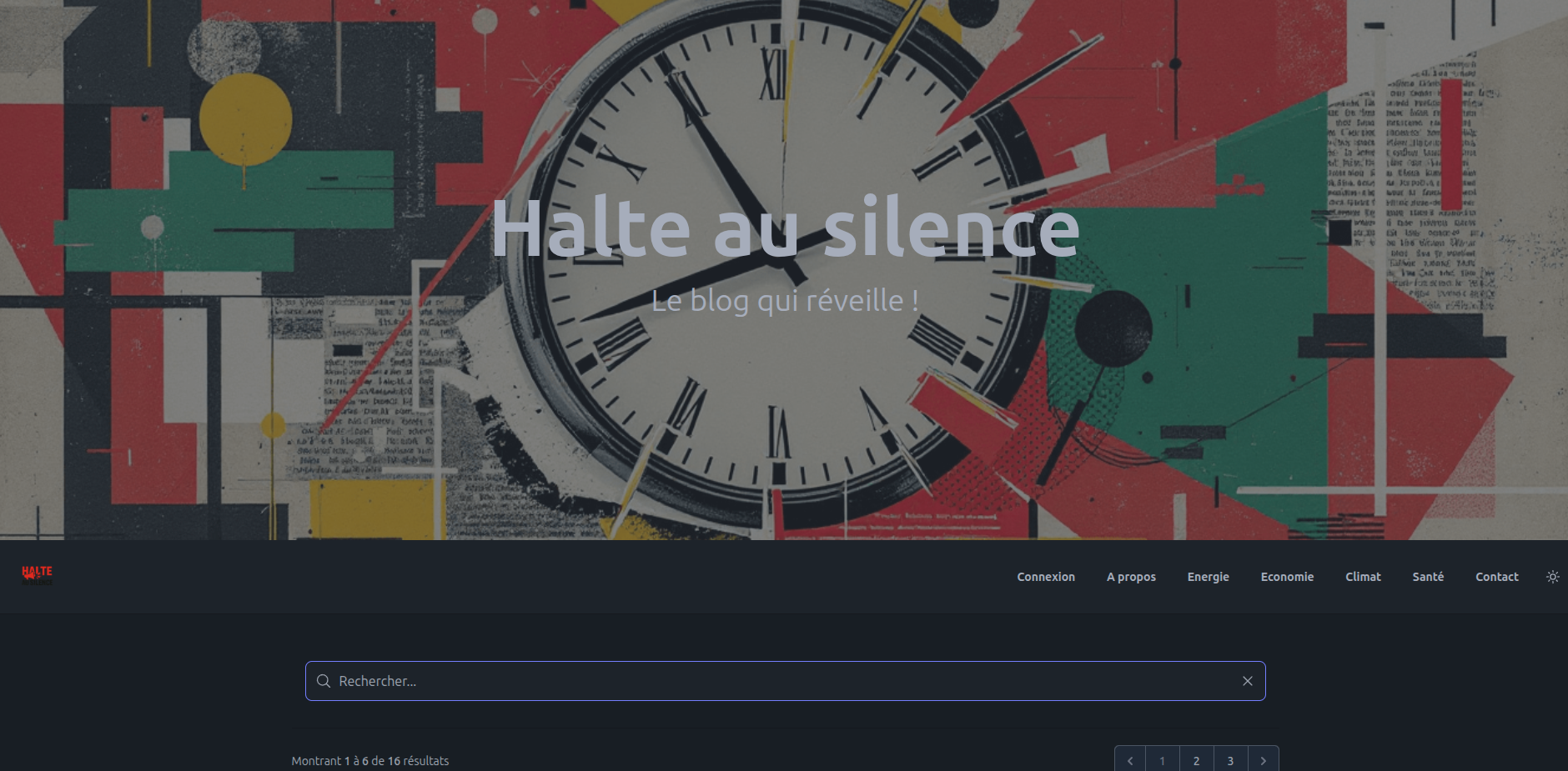 Halte au silence
